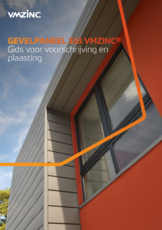 Gevelpaneel 333 VMZINC - technische richtlijnen